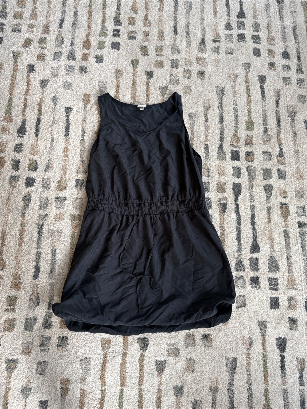 a new day summer dress - elastic waist with tie